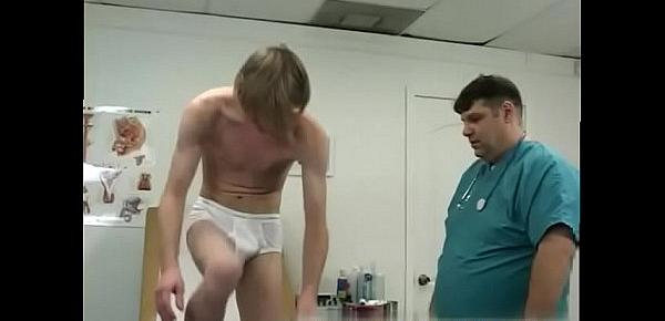  Doctor young boy exam gay porn and men play on Corey was pre-cumming